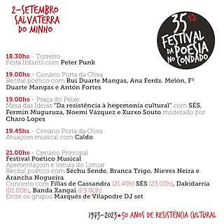 XXXVII Festival da Poesía no Condado en Salvaterra do Miño