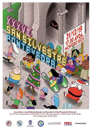 XLI Carreira Popular de San Silvestre (2025) en Pontevedra