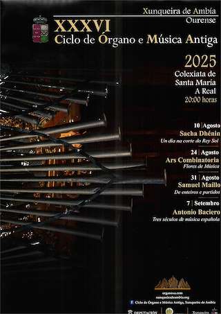 XXXVII Ciclo de Órgano y Música Antigua (2026) en Xunqueira de Ambía