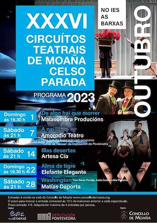 XXXVIII Circuitos Teatrais de Celso Parada en Moaña