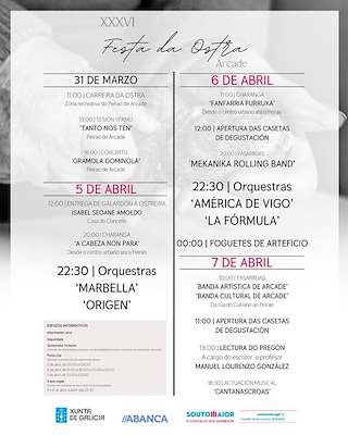 XXXVII Festa da Ostra de Arcade en Soutomaior