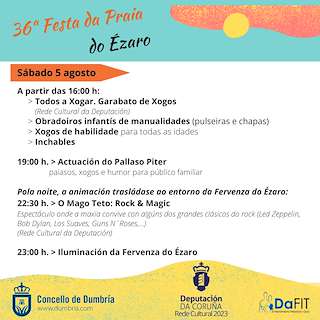 XXXVIII Festa da Praia de Ézaro en Dumbría