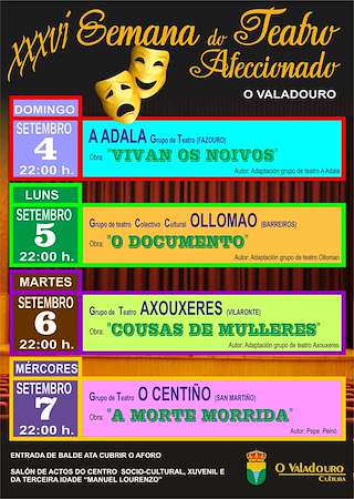 XXXIX Semana do Teatro Amador en O Valadouro