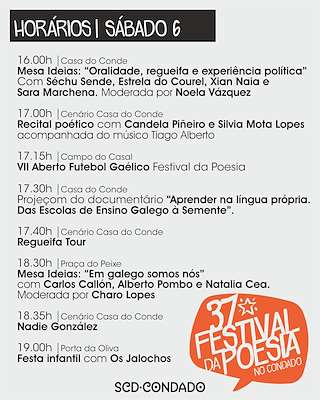 XXXVIII Festival da Poesía no Condado (2026) en Salvaterra do Miño