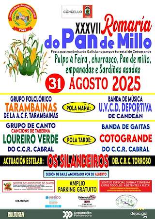XXXVIII Romaría do Pan de Millo de Cabral (2026) en Vigo