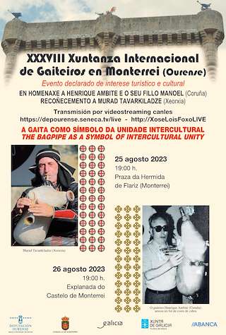XLI Xuntanza Internacional de Gaiteiros (2026) en Monterrei