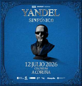 Fechas, información, programa, cartel, imágenes, mapa y ubicación de Yandel - Sinfónico (2026)  en  A Coruña