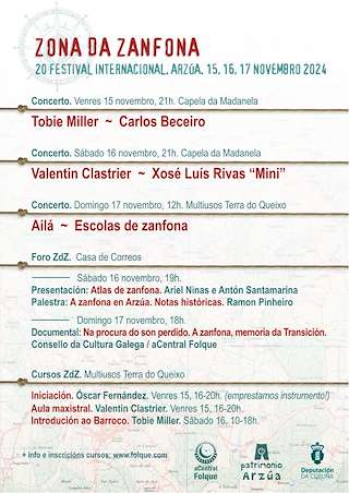 Zona da Zanfona - XXI Festival Internacional en Arzúa