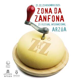 Fechas, información, programa, cartel, imágenes, mapa y ubicación de Zona da Zanfona - XXI Festival Internacional (2025)  en  Arzúa