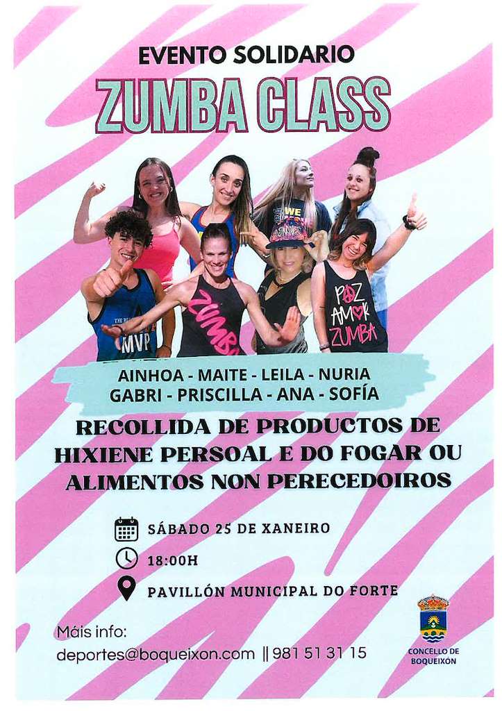 Zumba Class Solidaria en Boqueixón