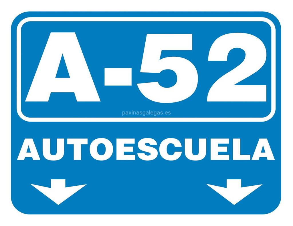 logotipo A-52 Autoescuela