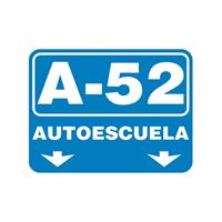Logotipo A-52 Autoescuela