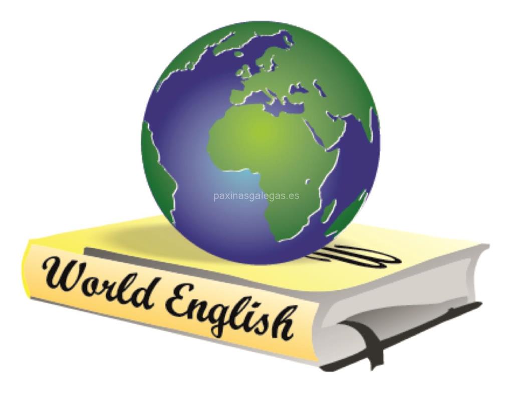 logotipo Academia World English