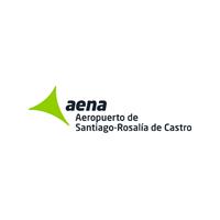 Logotipo Aeropuerto de Santiago - Rosalía de Castro