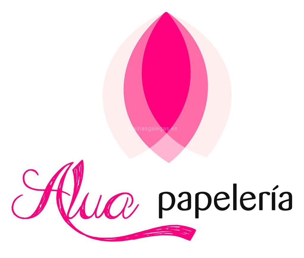 logotipo Alua Papelería