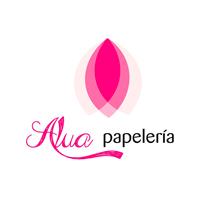 Logotipo Alua Papelería