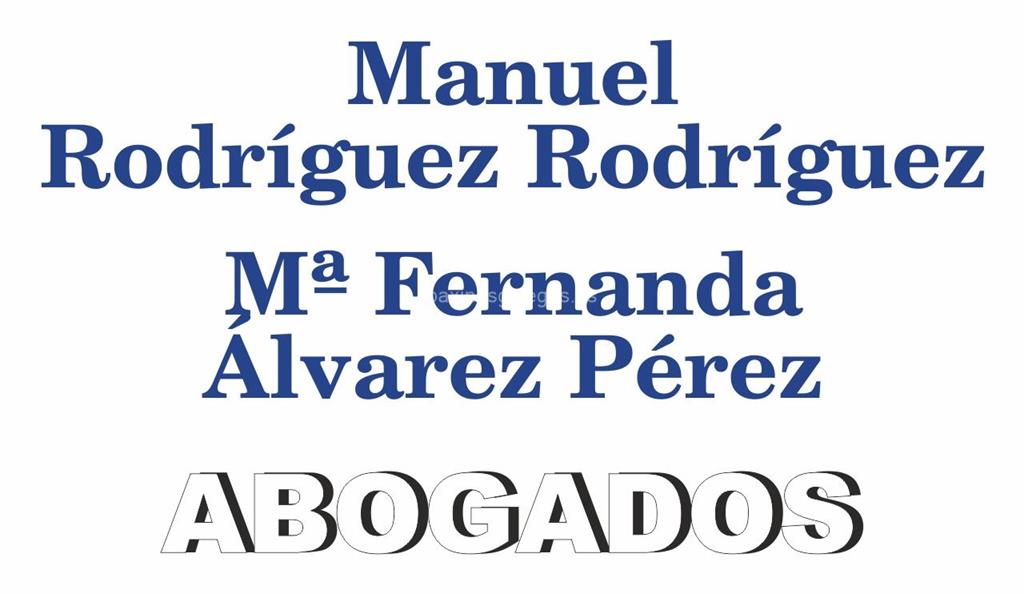 logotipo Álvarez Pérez, Mª Fernanda y Rodríguez Rodríguez Manuel