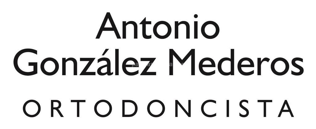 logotipo Antonio González Mederos (Ortodoncista)