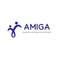 Logotipo Asociación de Migrantes de Galicia - AMIGA