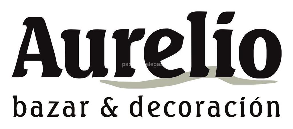 logotipo Aurelio Bazar e Decoración