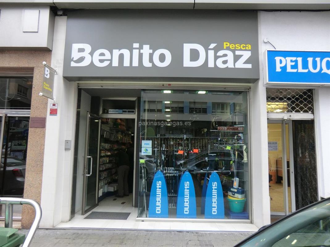 Espectáculo paño Muscular Tienda de pesca Benito Díaz en A Coruña