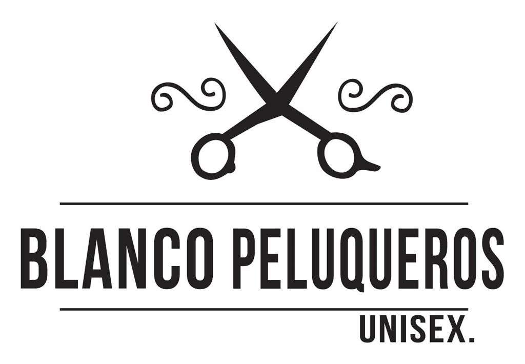 logotipo Blanco Peluqueros