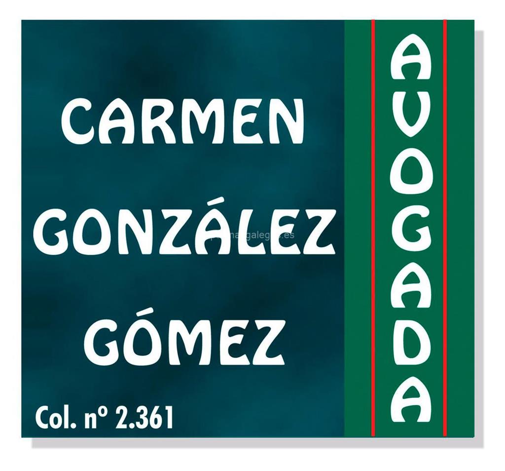 logotipo Carmen González Gómez