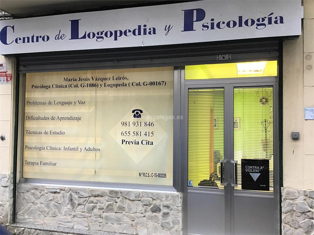 imagen principal Centro de Logopedia-Psicología Mª Jesús Vázquez Leirós