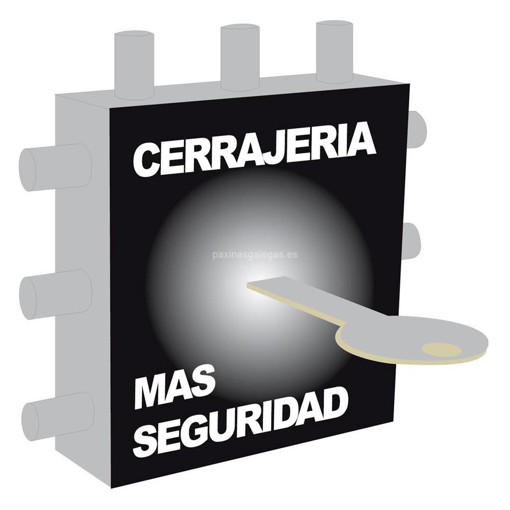 logotipo Cerrajería Más Seguridad