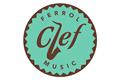 logotipo Clef Music