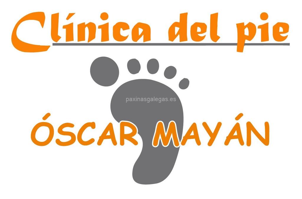 logotipo Clínica del Pie Óscar Mayán