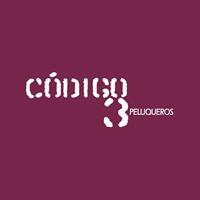 Logotipo Código 3 Peluqueros