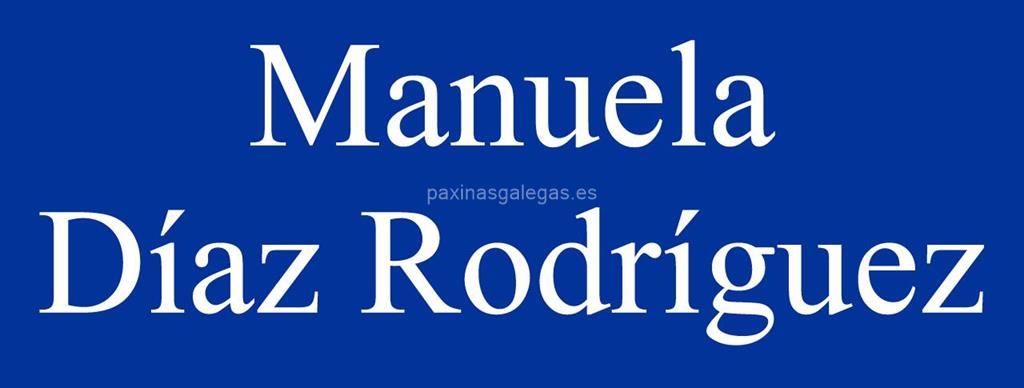 logotipo Díaz Rodríguez, Manuela