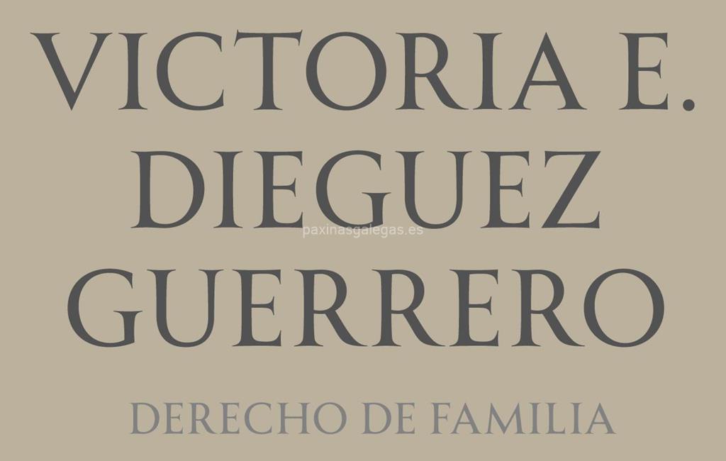 logotipo Diéguez Guerrero, Victoria E.