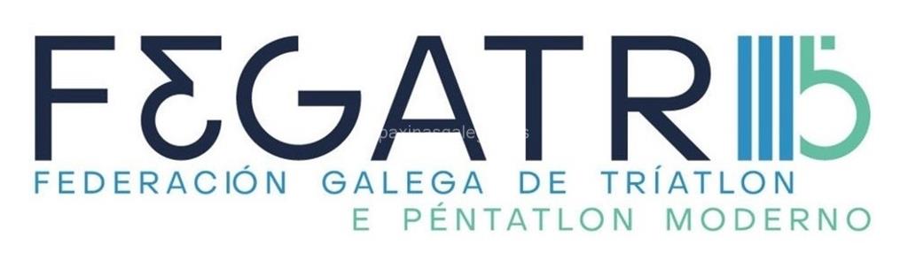 logotipo Federación Galega de Triatlón e Pentatlón Moderno