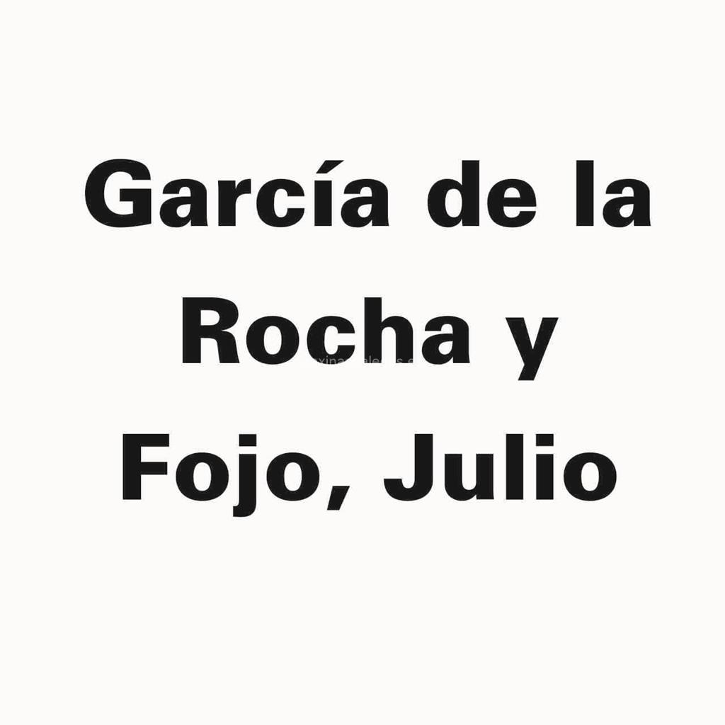 logotipo García de La Rocha y Fojo, Julio