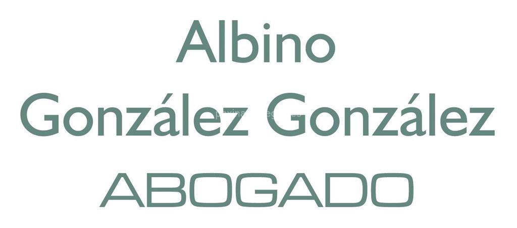 logotipo González González, Albino