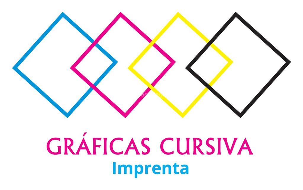 logotipo Gráficas Cursiva