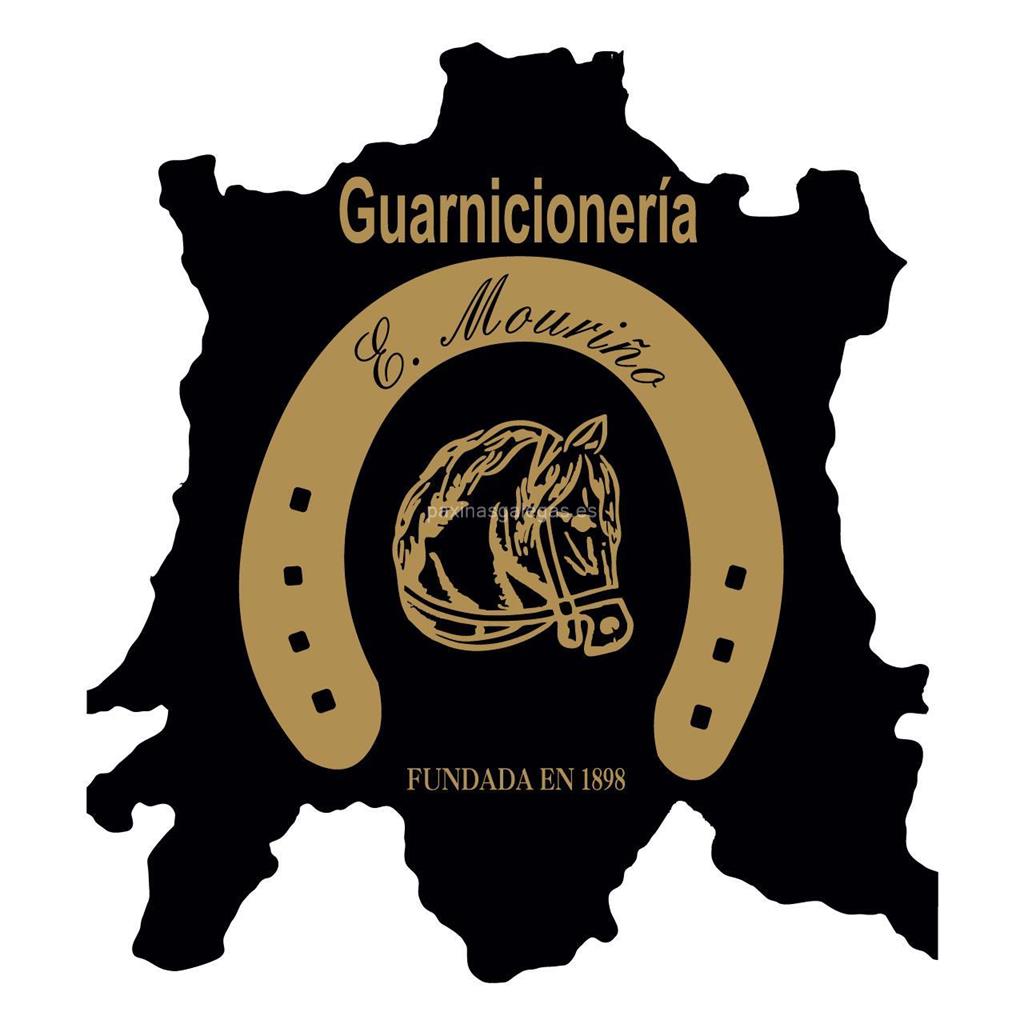 logotipo Guarnicionería M. E. Mouriño