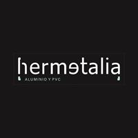 Logotipo Hermetalia Aluminio y PVC