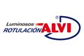 logotipo Luminosos Alvi Rotulación