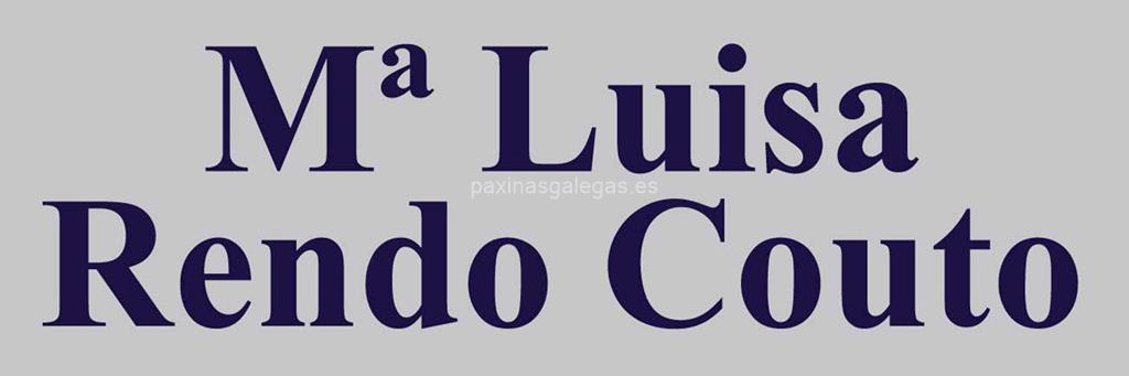 logotipo Mª Luisa Rendo Couto