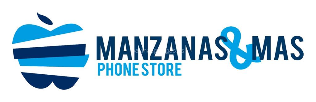 logotipo Manzanas y Mas Phone Store 