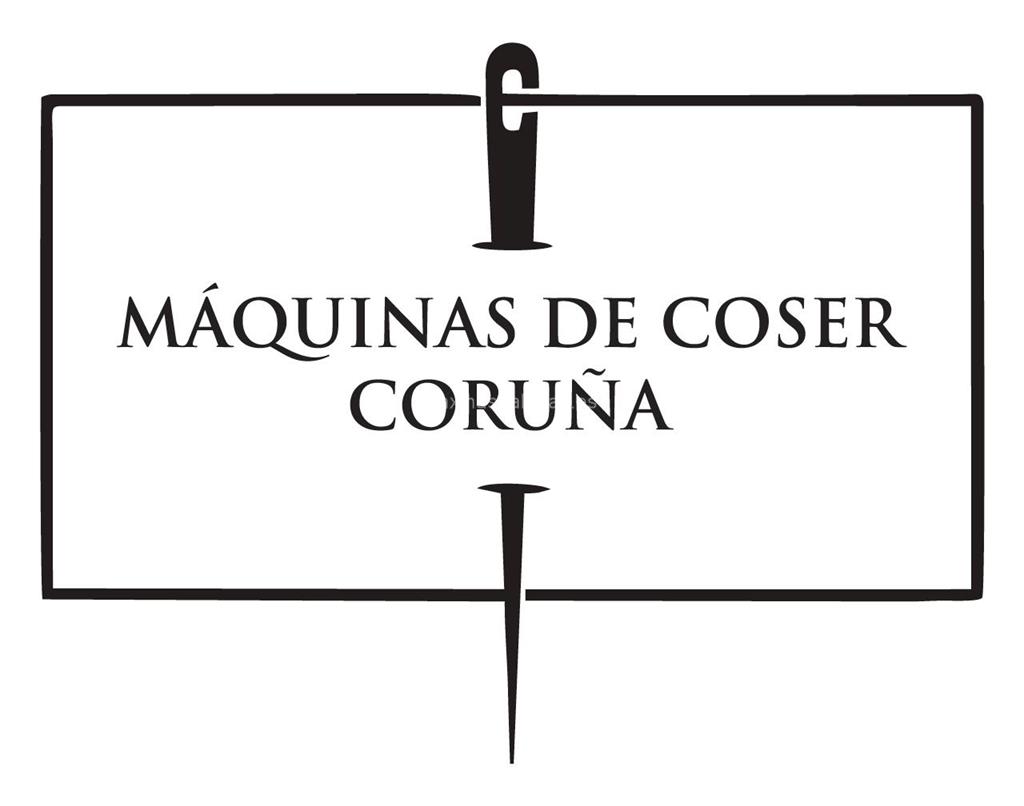 logotipo Máquinas de Coser Coruña (Alfa)