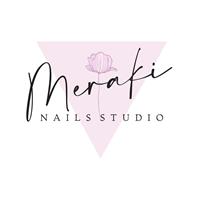 Logotipo Meraki Nails Studio