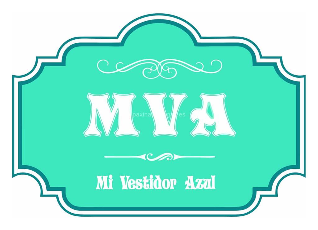 logotipo Mi Vestidor Azul (Vila)