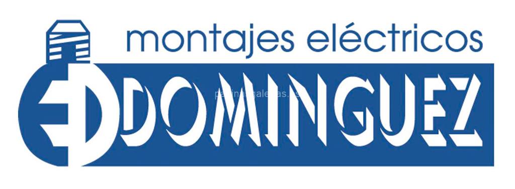 logotipo Montajes Eléctricos Domínguez