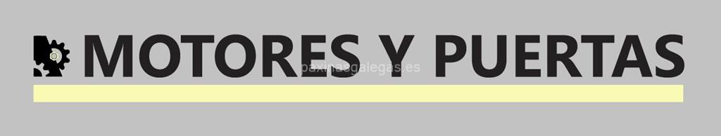 logotipo Motores y Puertas