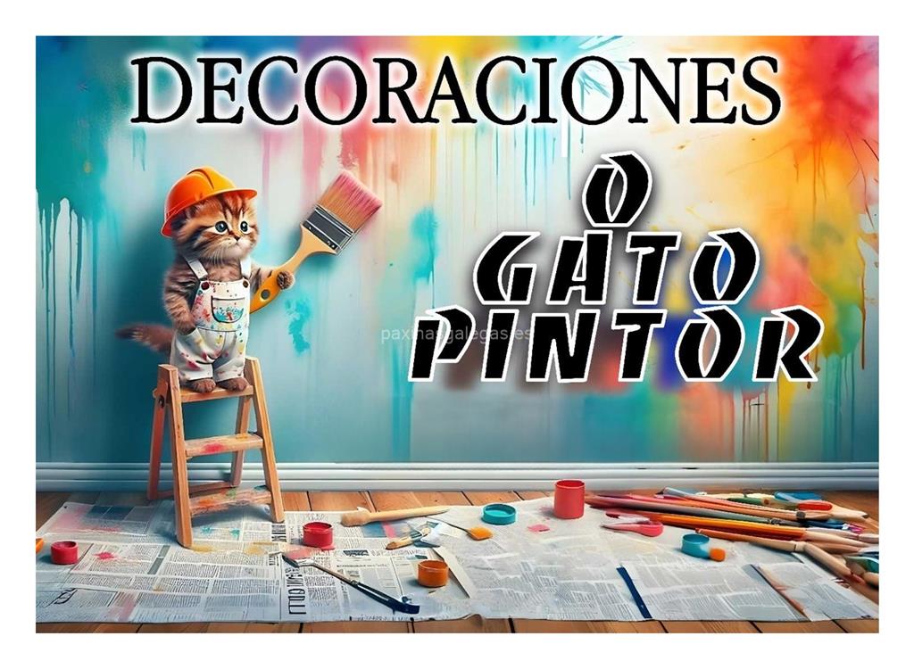 logotipo O Gato Pintor