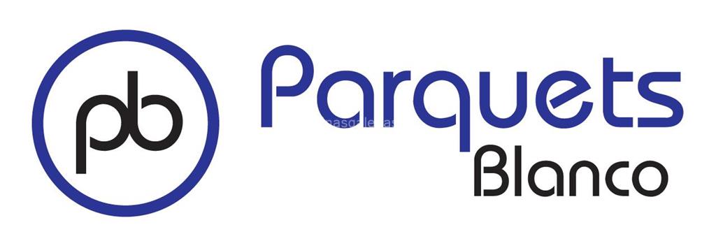 logotipo Parquets Blanco